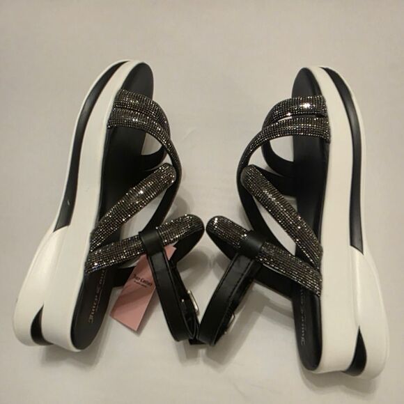 BRAND NEW JUICY COUTUR CRISS CROSS STRAPPY SANDALS - Picture 14 of 16